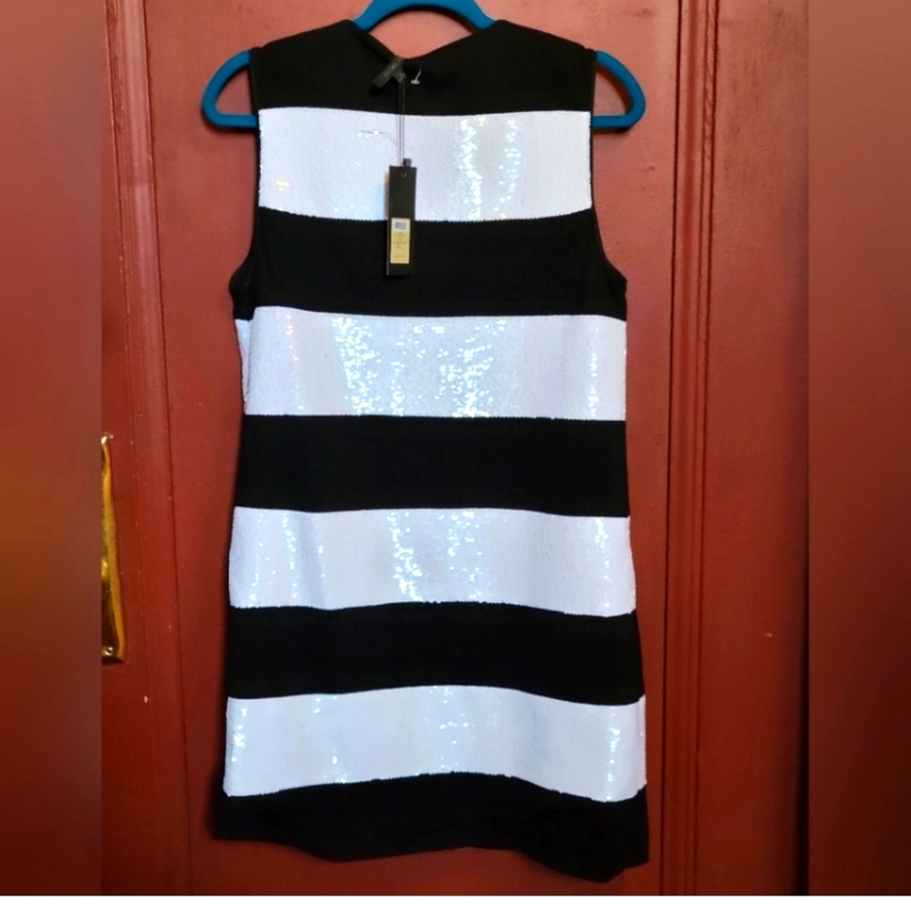 RACHEL ZOE WOMEN'S FORMAL SLEEVELESS WINTER WHITE DRESS SIZE L - Picture 1 of 6